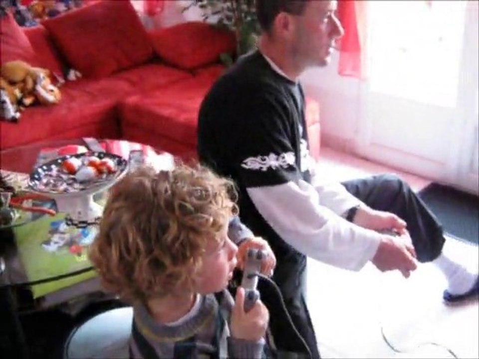 playstation avec papa