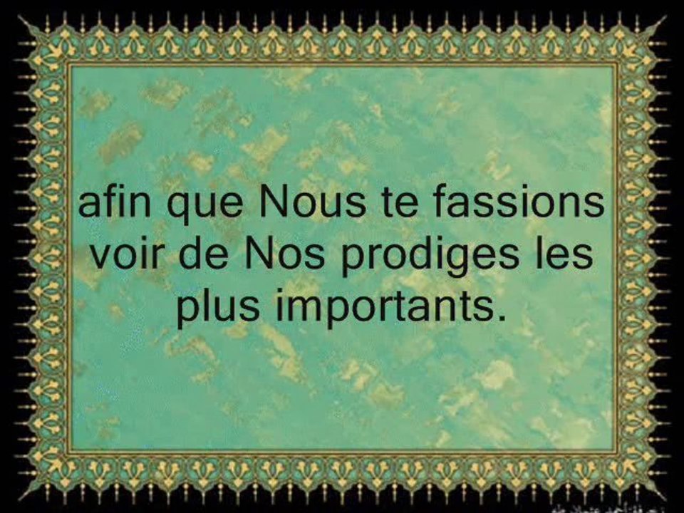 Sourate Ta-Ha récité par Salah al Budair