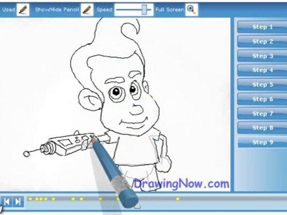 How to draw Jimmy Neutron video Dailymotion