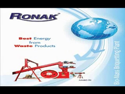 Briquetting Press Bio-mass Briquetting Plant Jumbo 90 - RONA