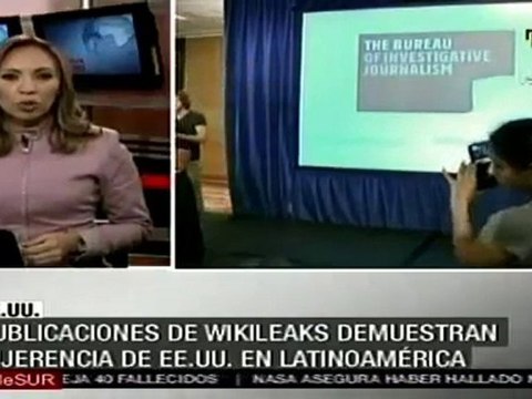 James: publicaciones de Wikileaks servirán como evidencia sobre acusaciones contra EE.UU.