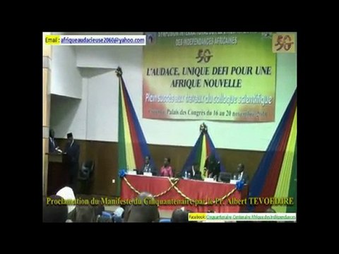 Manifeste Cinquantenaire Indépendances Africaines (Part 3)