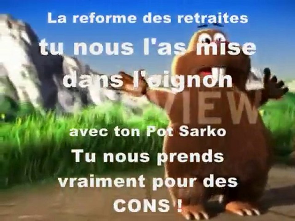 René la Taupe, Merci Fillon par LES CREVETTES MUSCLEES