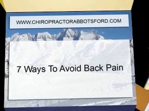 Chiropractors In Abbotsford- Get Help For Your Pain And Sti