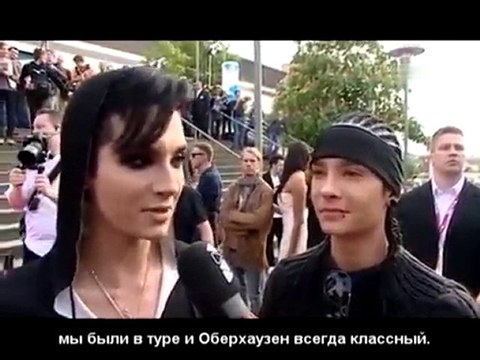 VIVA COMET 2010 Backstage with Tokio Hotel (russian subs)