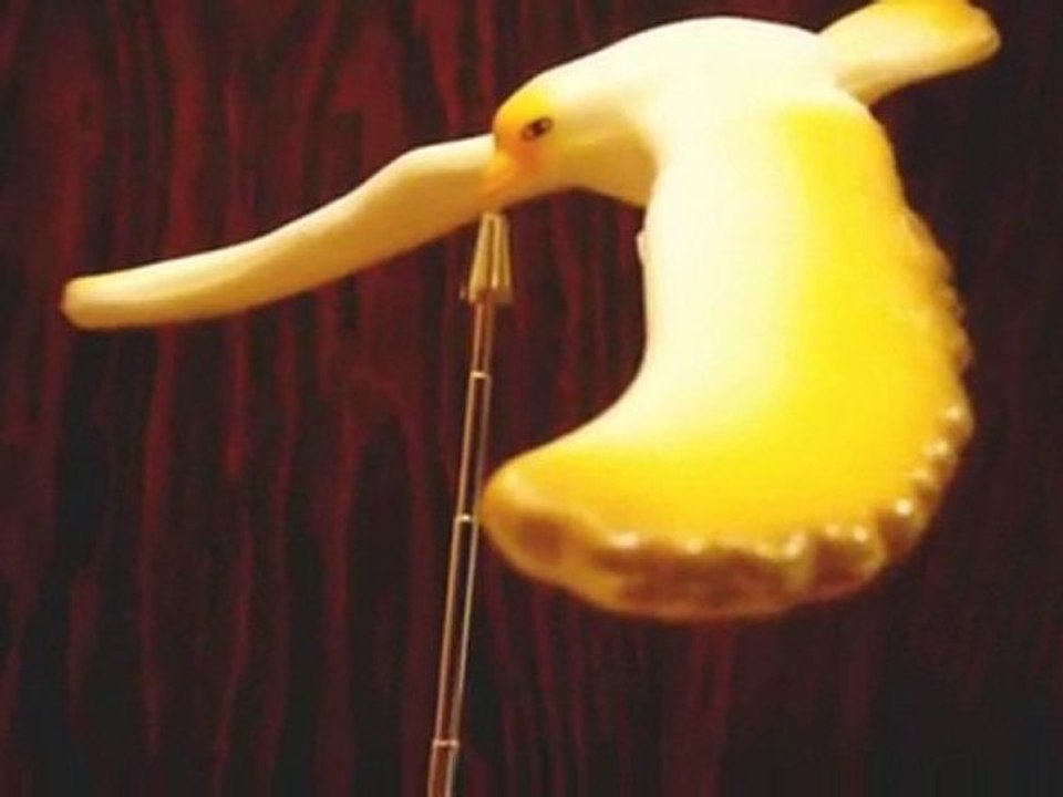 oiseau équilibriste