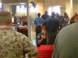 Darragh MacAnthony watches as TSA does an invasive security