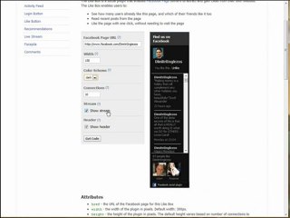 Tip 1 : How To Add An FB "Like" Badge On Your Site