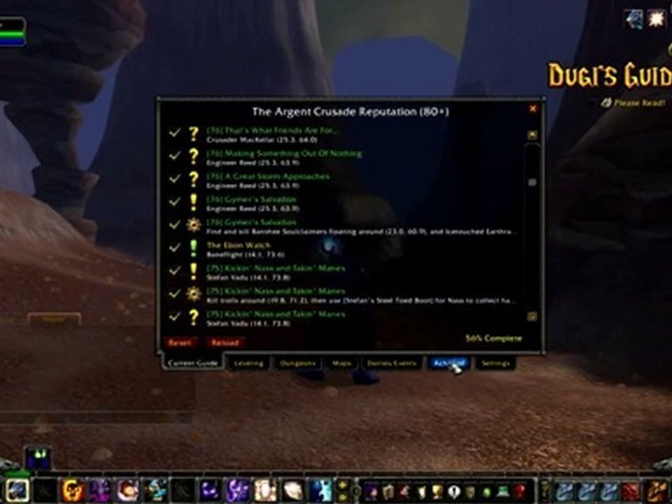Dugi's Achievement & Profession guide [DOWNLOAD]