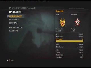 YouTube - COD 5 - 10th Prestige Hack [ PS3 ] + tutorial