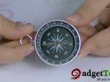 K00675-Round Aluminum Pointer Compass for Camping Hiking