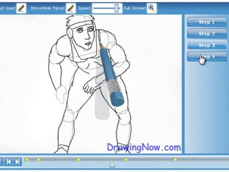 How to draw a Wrestler