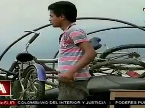 Bomberos venezolanos en tareas de información y prevención por temporada de lluvias