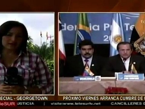 UNASUR prepara cumbre de Presidentes en Guyana