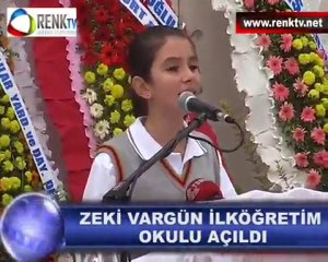 ZEKİ VARGÜN İLKÖĞRETİM OKULU AÇILDI
