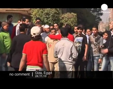 Egyptian christians clash with police in Cairo - no comment