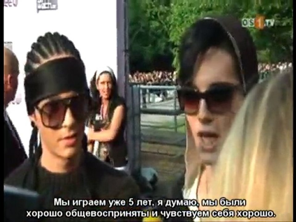 stayblueTV VIVA Comet 2010 with Tokio Hotel (russian subs)