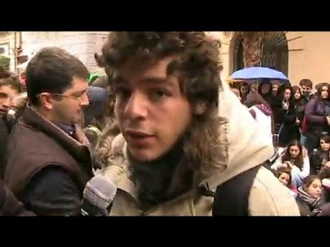 protesta studenti Liceo Classico di Bagheria