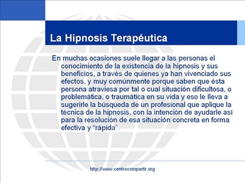 La Hipnosis Terapéutica 2da Parte