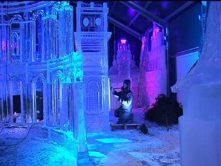 Ice sculpture museum in Belgium