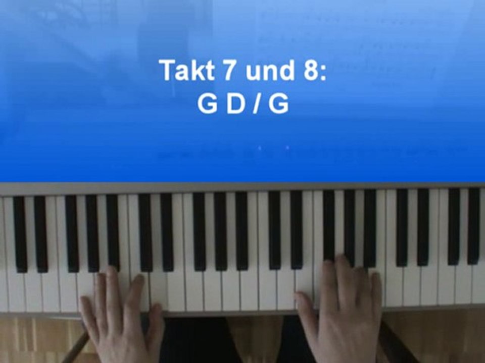 Klavier lernen -Weihnachtslieder- Oh du fröhliche - Teil 2