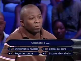 Quem quer ser milionario e o clarinete