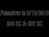 207 RC et 206 RC, circuit de Folembray le 8/10/10