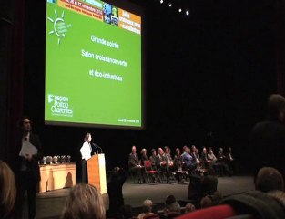 Trophées des éco-industries, discours de Ségolène Royal