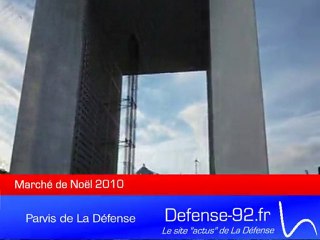 Marché de Noël 2010 à La Défense