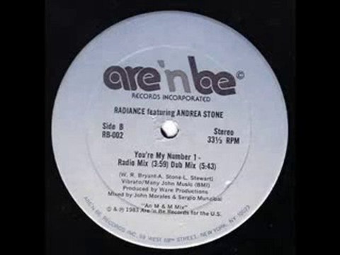 80' Boogie -Radiance - You're My Number 1 Dub mix 1983
