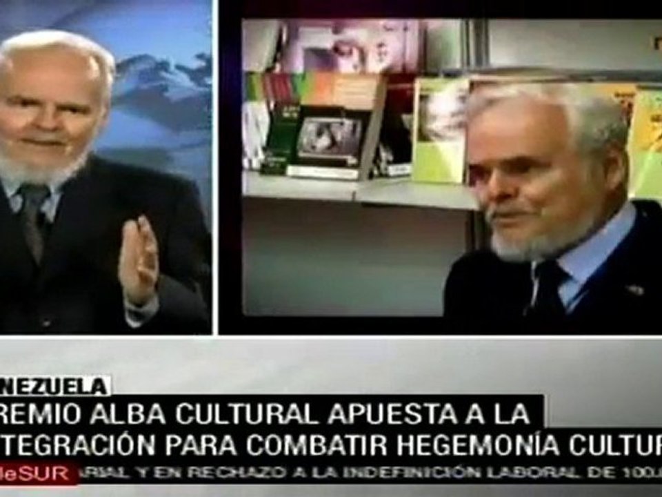 Luis Britto, orgulloso de compartir Premio ALBA Cultural con grandes figuras latinoamericanas
