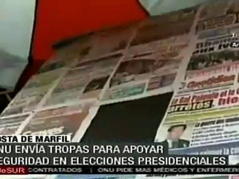 ONU enviará tropas a Costa de Marfil para apoyar seguridad en presidenciales