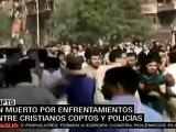 Enfrentamiento entre musulmanes y coptos dejan un muerto en Egipto