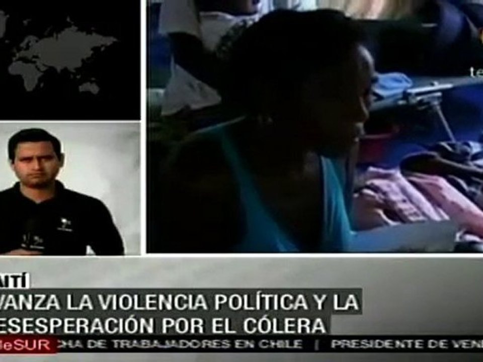 Aumenta violencia y desesperación por cólera en Haití