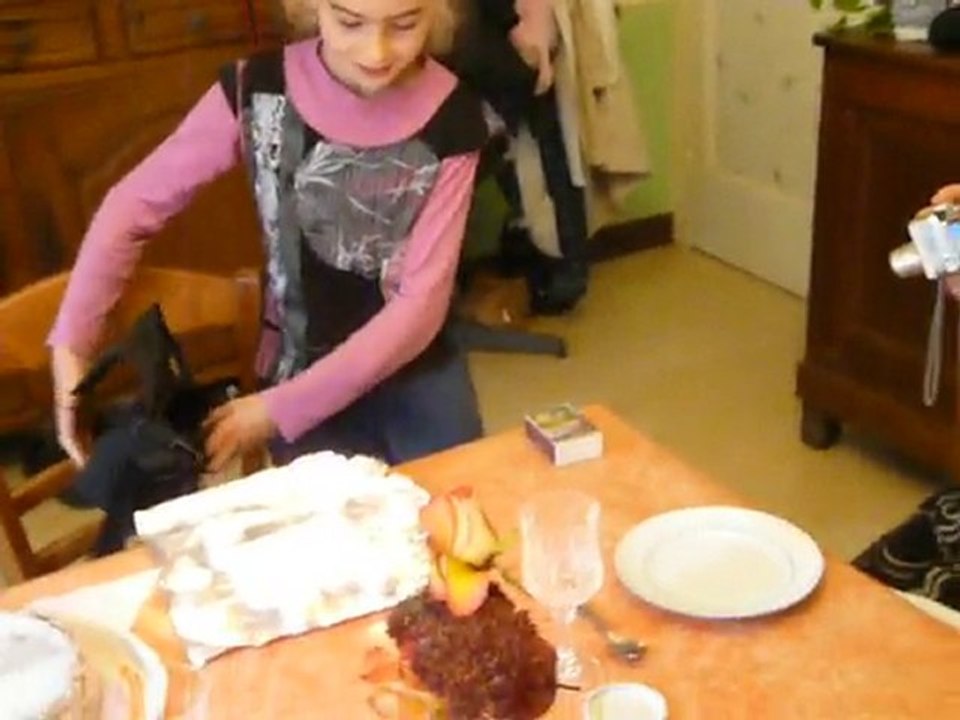 Coralie souffle ses 10 ans