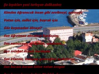 ben öğretmen olmak istiyorum