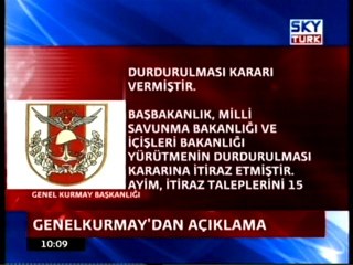 Üç Generalin Açığa Alınması