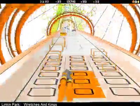 Linkin Park - Wretches and Kings - Audiosurf