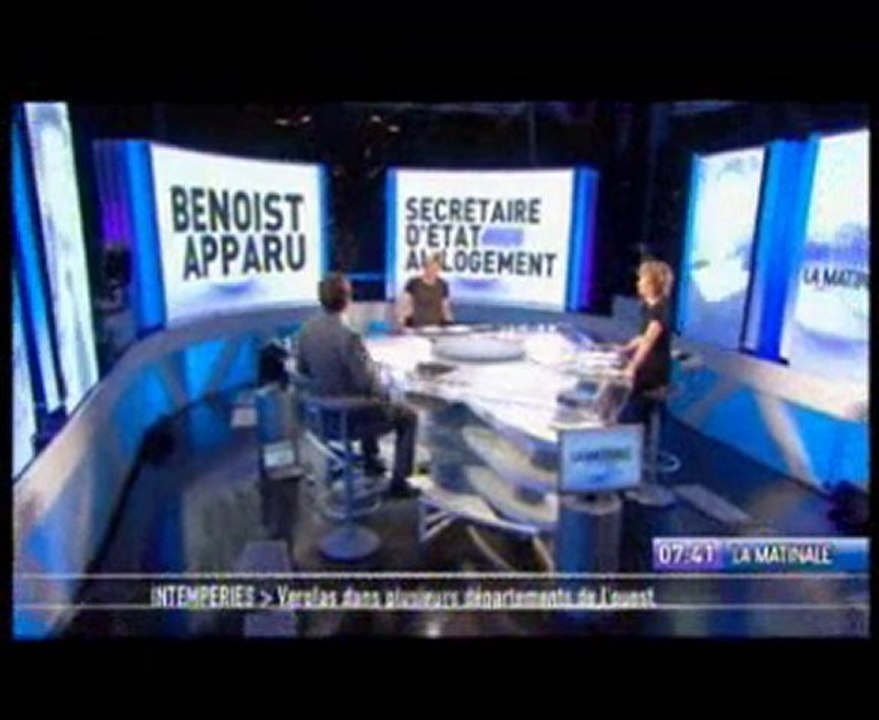 Benoist APPARU invité de La Matinale de Canal+ (26/11/10)