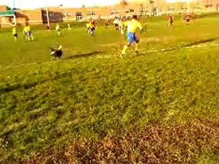 Invasione di campo del tacchino hooligan