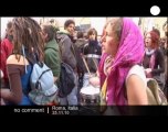 Italian students demonstrate against... - no comment