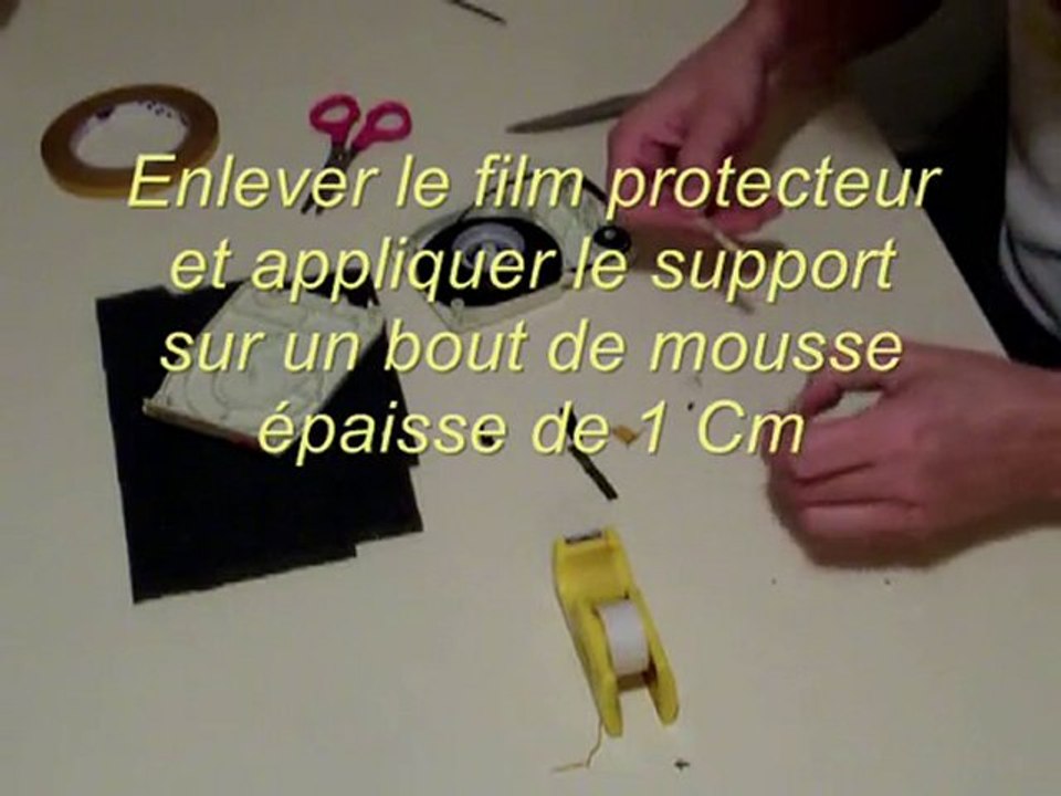 Remplacement mousse cartouche 8 pistes