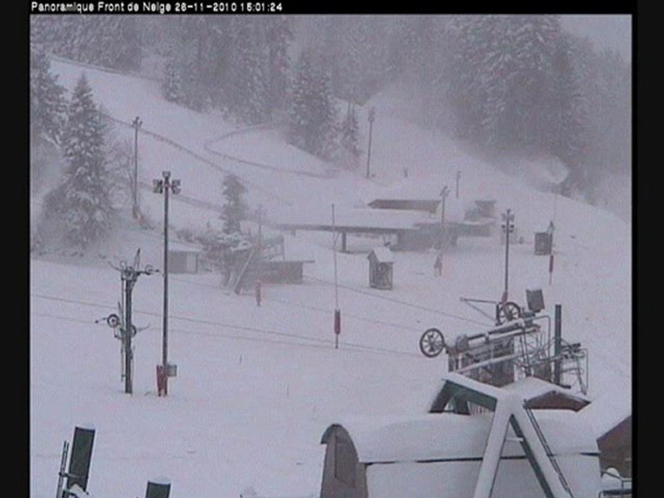 neige dans les vosges novembre 2010
