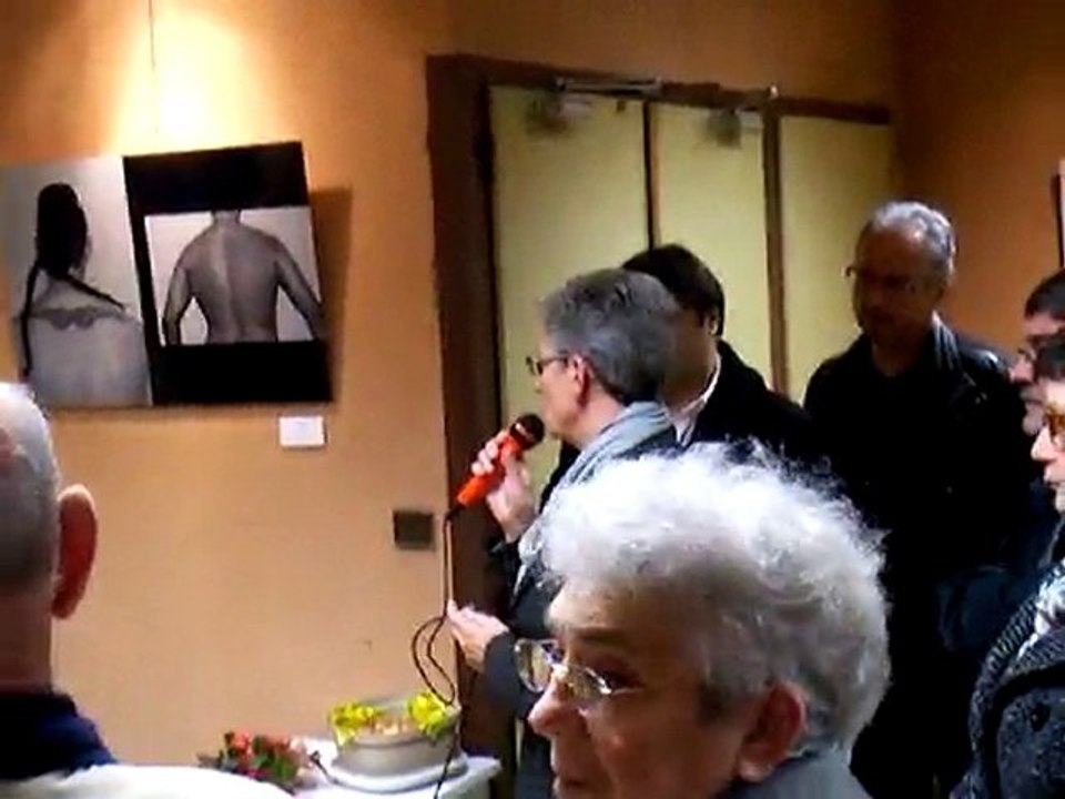 Vernissage d'une expo sur des photo faites en prison