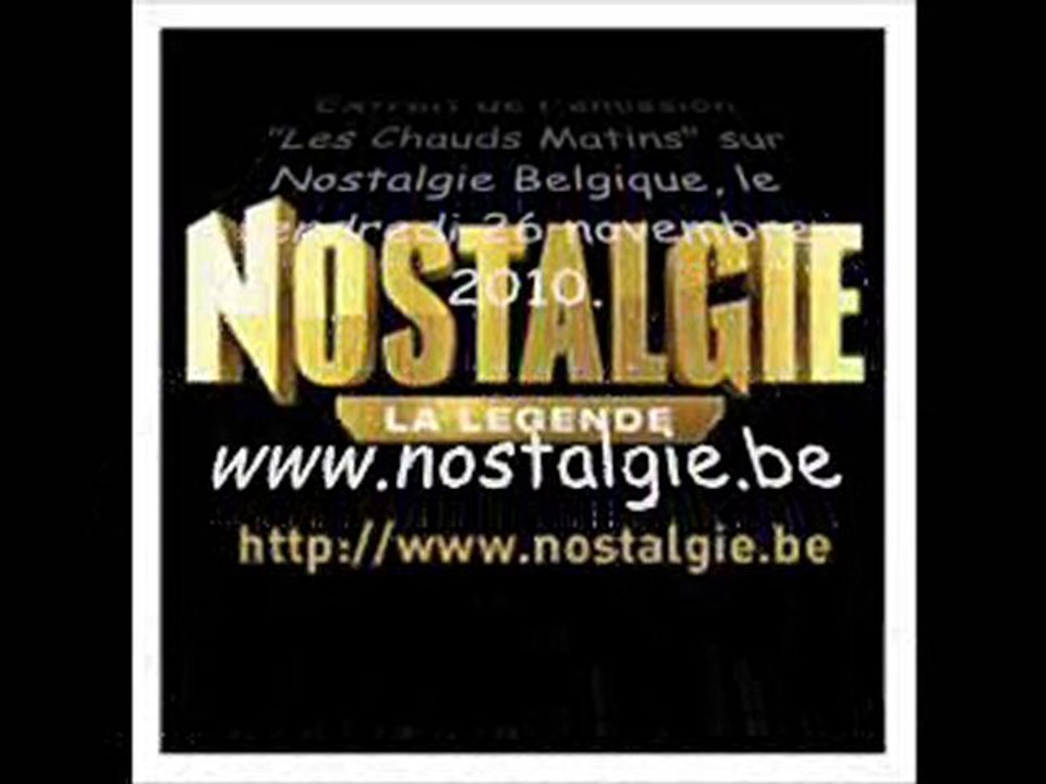 Homer et Marge sur Nostalgie Belgique le 26 novembre 2010