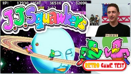JJ Squawkers "Arcade" Retro Game Test.