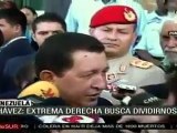 Chávez: Derecha yanqui busca dividir Unasur