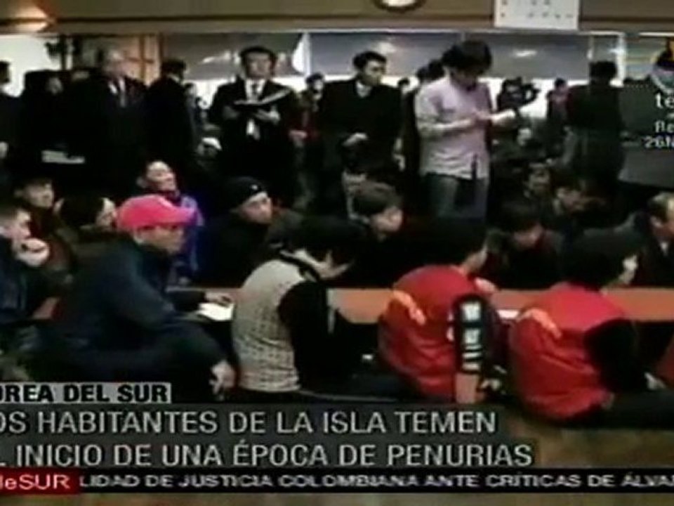 Cientos de residentes de Yeonpyeong continúan en refugios tras el ataque