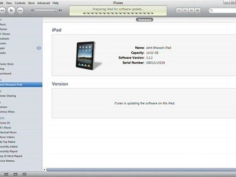 How to Update iPad Firmware Version - iTunes Procedure