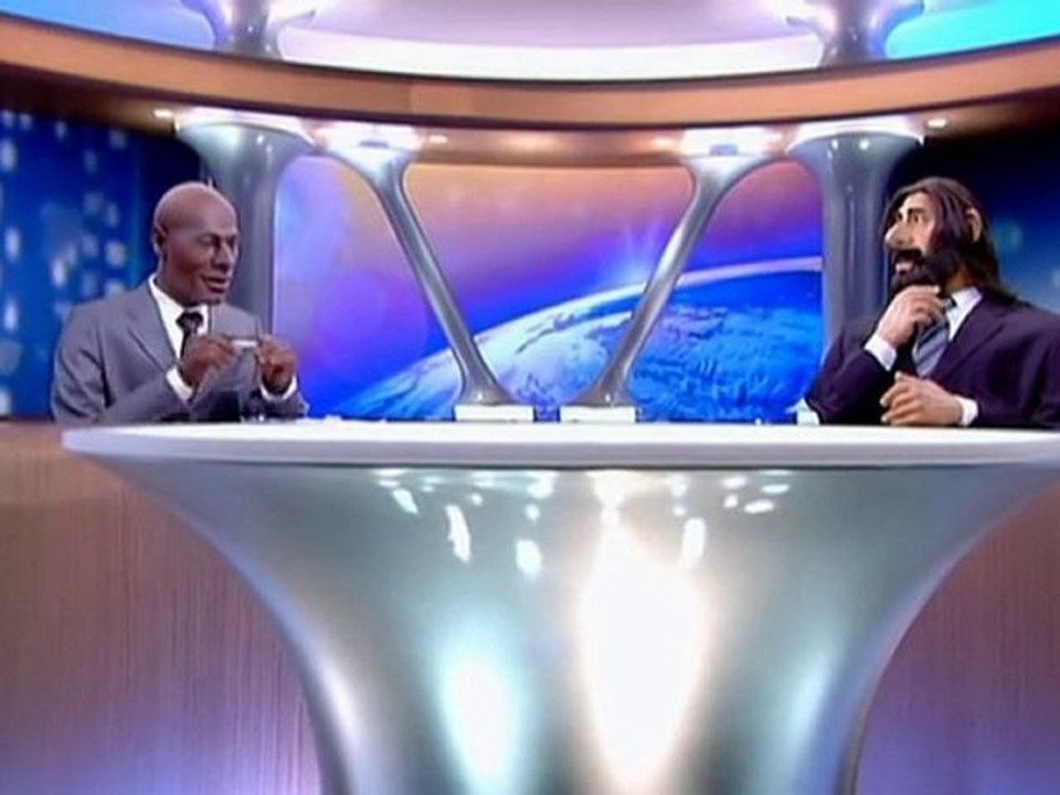 Sébastien Chabal Aux Guignols avant France Australie